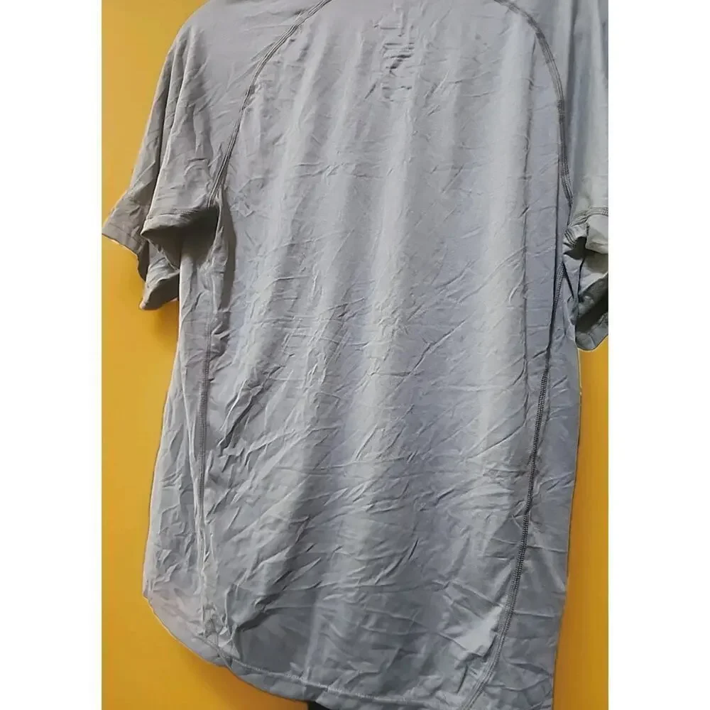 The North Face Flashdry Shirt Men’s‎ Small Gray Trail Hiking New Stretch A127